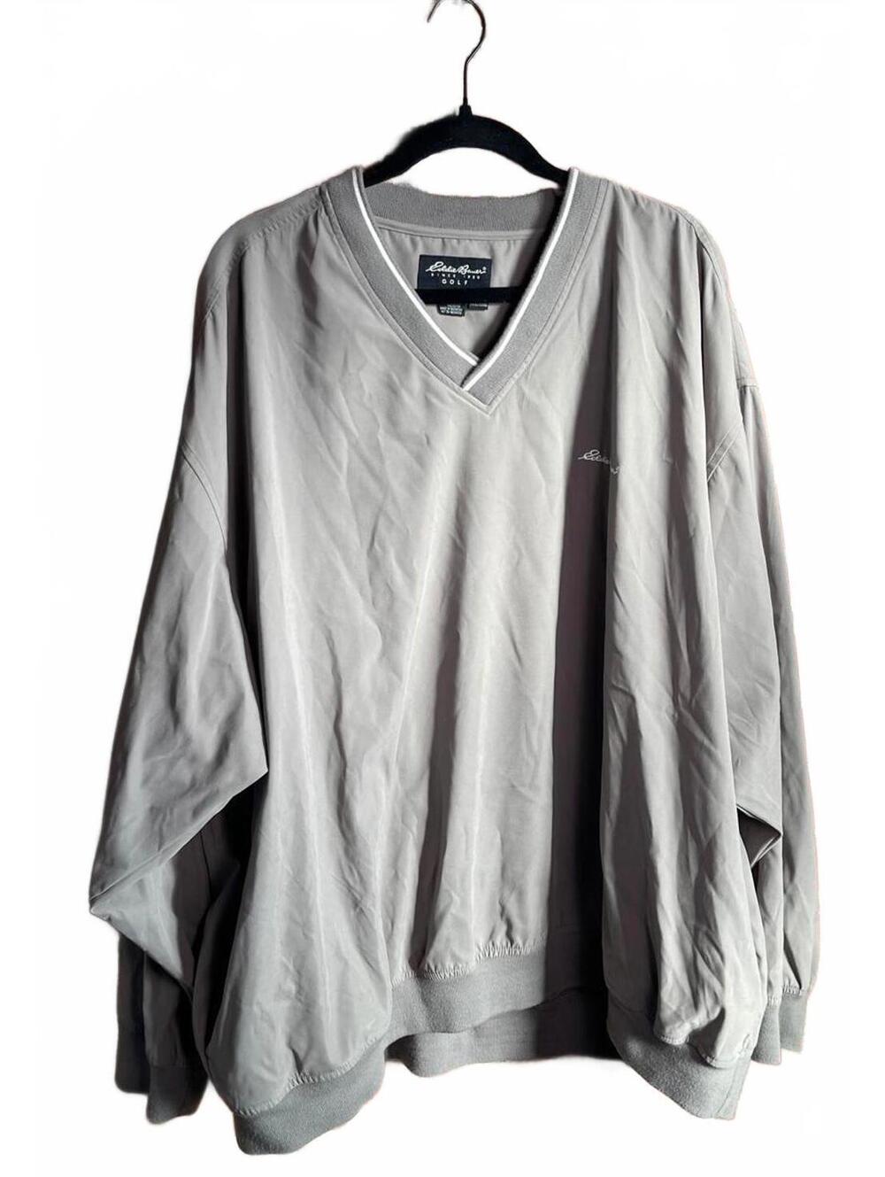 Eddie Bauer Golf Men's V-Neck Pullover Sweater XXXL Tall for Chilly Spring Days